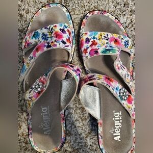 Alegria Women's Floral Sandals - Multicolor
